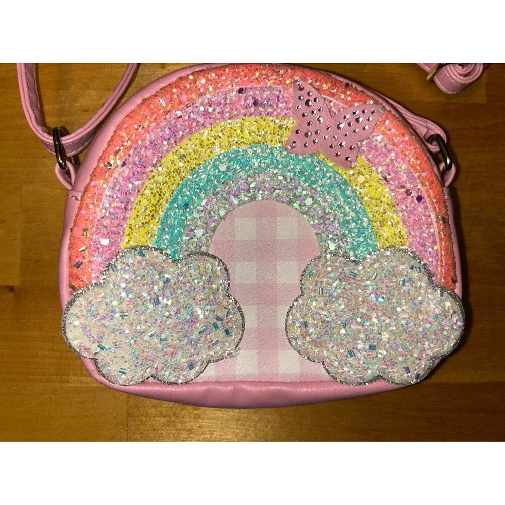 Miss Gwen’s OMG Accessories Girls Rainbow Glitter Purse